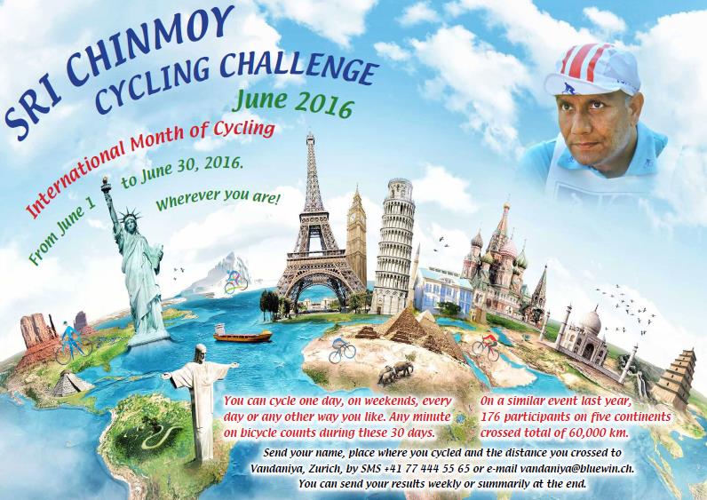 Sri Chinmoy Cycling Challenge 2016