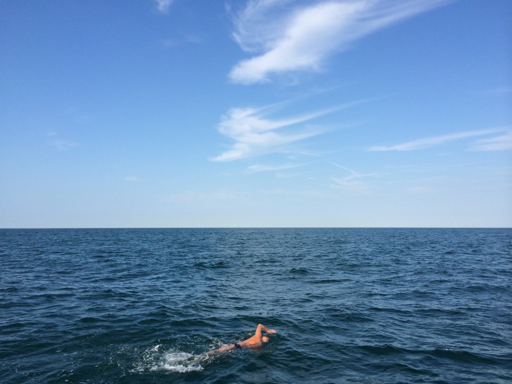 An interview with our eleven-time Channel swimmer, Karteek Clarke